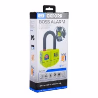 Протиугінний замок на мотоцикл Oxford Boss Alarm disc lock- 14mm Yellow