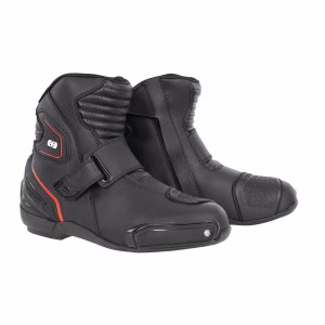 Моточеревики Oxford Omega Air Short MS Boot Blk/ Wht/ Red