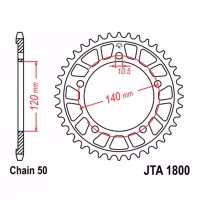 Звезда задняя ведомая JT JTA1800 Suzuki Bandit GSF 1250 GSX 1340 B-King GSX 1300R Hayabusa Triumph Daytona 955I Motorcycle