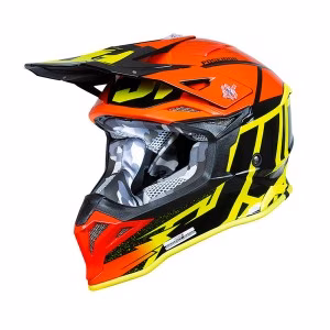 Шолом кросовий Just1 J39 Poseidon Fluo Yellow Red Black