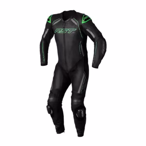 Мотокомбінезон RST S1 CE Leather Suit BlackGrey Neon Green