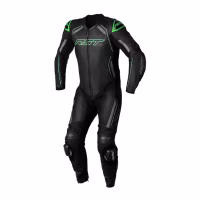 Мотокомбінезон RST S1 CE Leather Suit BlackGrey Neon Green