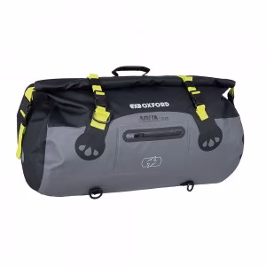 Сумка на хвіст мотоцикла Oxford Aqua T-50 Roll Bag Black/Grey/Fluo