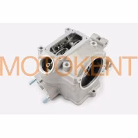 Головка циліндра 4T CB250 (у зборі, + клапани, кришка) (OHC, вод. охолодження, #2) KOMATCU