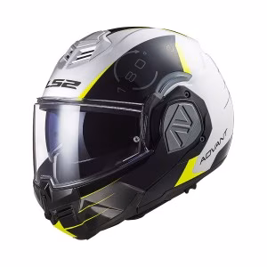 Шолом модуляр LS2 FF906 Advant Codex Gloss White Black Yellow