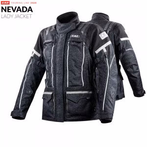 Жіноча мотокуртка LS2 NEVADA LADY JACKET BLACK DARK GREY