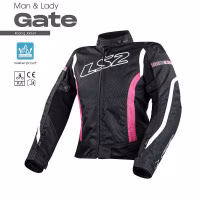 Жіноча мотокуртка LS2 GATE LADY JACKET BLACK PINK