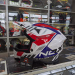 Шолом кросовий NOX N634 Storm Gloss White Red Blue