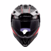 Шолом єндуро LS2 MX702 Pioneer 2 100TH Meridian Matt Black Light Grey Red