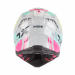 Шолом кросовий NOX N634 Storm Gloss Nardo Grey Yellow Pink