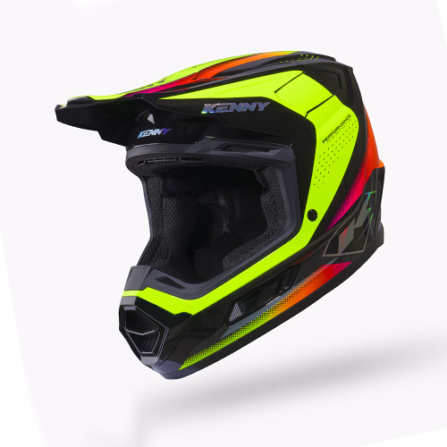 Шолом кросовий дитячий Kenny Performance Racing Neon Yellow Kid