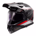 Шолом єндуро LS2 MX702 Pioneer 2 100TH Meridian Matt Black Light Grey Red