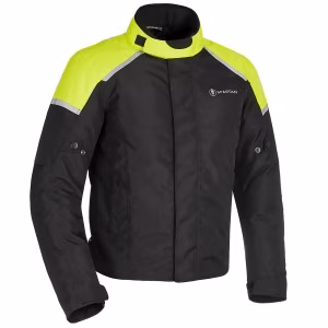 Текстильна мотокуртка Oxford Spartan Short WP MS Jkt Blk/Fluo
