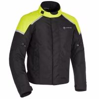 Текстильна мотокуртка Oxford Spartan Short WP MS Jkt Blk/Fluo