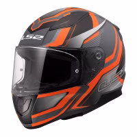 Шолом інтеграл LS2 FF353 Rapid 2 Flitz Matt Orange Grey