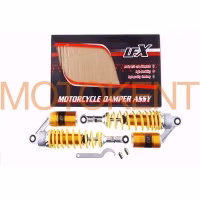 Амортизатори (пара) Delta 340mm, газомасляні (жовті) KOMATCU (mod.A)