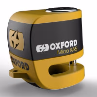 Замок із сигналізацією на диск Oxford Micro XA5 Alarm Disc Lock Yellow/Black 