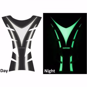 Наклейка на бак Oxford Glowz Tank Pad - Carbon