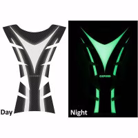 Наклейка на бак Oxford Glowz Tank Pad - Carbon