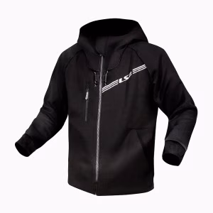 Мотоциклетна толстовка LS2 Throttle Man Jacket Black