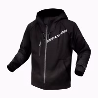Мотоциклетна толстовка LS2 Throttle Man Jacket Black