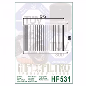Фільтр масла HIFLO HF531 Suzuki Motorcycle