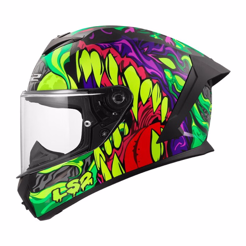 Шолом інтеграл LS2 FF820 Rapid 3 Lycant Gloss Purple Green