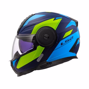 Шолом модуляр LS2 FF902 Scope 2 Duria Matt Blue H-V Yellow