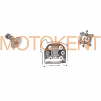Головка циліндра 4T GY6 100 (Ø50) (у зборі, без кришки) KOMATCU (mod.A)