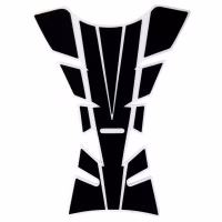 Наклейка на бак Oxford Tank Bumper - Black/White