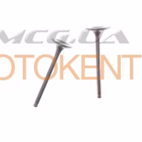 Клапани (пара, голі) 4T CB250 (впск.- L-91,7mm, d-34mm; вип. L-89.6mm, d-28.5mm) KOMATCU
