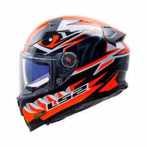 Шолом інтеграл LS2 FF811 Vector 2 Buntri Gloss Black Red
