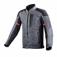 Текстильна мотокуртка LS2 ALBA MAN JACKET DARK GREY BLACK