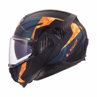 Шолом модуляр LS2 FF910 Advant 2 Glide Matt Black Orange