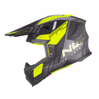 Шолом кросовий NOX N634 Storm Matt Black Neon Yellow