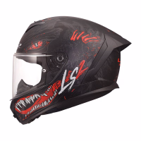 Шолом інтеграл LS2 FF820 Rapid 3 Kaiju 2 Matt Black Red White