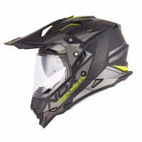 Шолом єндуро NOX N312 Track Matt Black Neon Yellow