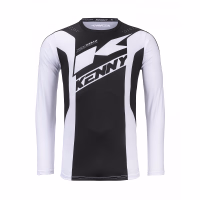 Джерсі крос-ендуро Kenny Track Jersey Zoom Black White