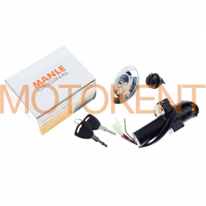 Замок запалювання (комплект) Yamaha YBR125 (кришка бака)