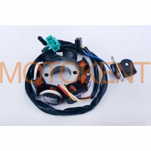 Статор генератора 4T GY6 50 (6+2 котушок, 4 контакти) (TM) EVO