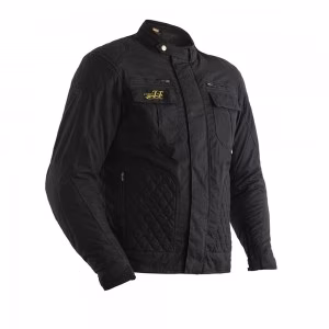 Текстильна мотокуртка RST IOM TT Classic III Short CE Jacket Waxed Cotton Black