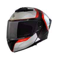 Шолом модуляр MT Atom 2 SV Emalla B0 Gloss White Black Red