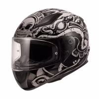 Шолом інтеграл LS2 FF353 Rapid 2 Azteca Matt Cool Gray White