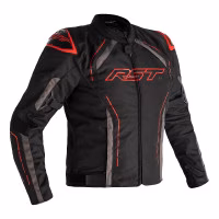 Шкіряна мотокуртка RST S1 Leather Jacket Men - Black/Grey/Red