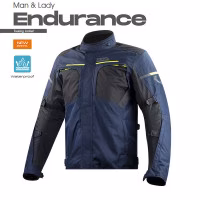 Текстильна мотокуртка LS2 ENDURANCE MAN JACKET BLUE BLACK H-V YELLOW