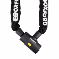 Протиугінний ланцюг із замком і звуковим сигналом тривоги Oxford Alarm Chain10 10mm square (1.2 м)