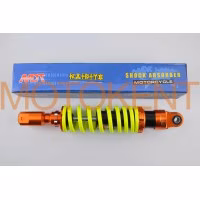 Амортизатор GY6, DIO ZX, LEAD 320mm, тюнінговий (оранжево-лимонний) NDT