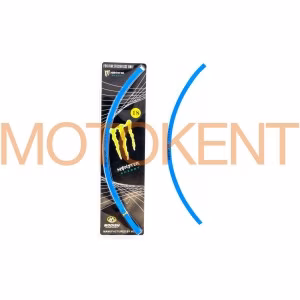 Наклейка на колесо 18 MONSTER ENERGY (синя, світловідбивна) GJCT