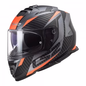 Шолом інтеграл LS2 FF800 Storm 2 Racer Matt Titanium Fluo Orange