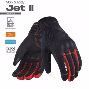Моторукавички текстильні LS2 JET 2 MAN GLOVES BLACK RED